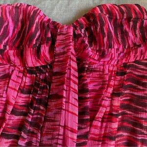 Express dress, Size 0 pink red and black